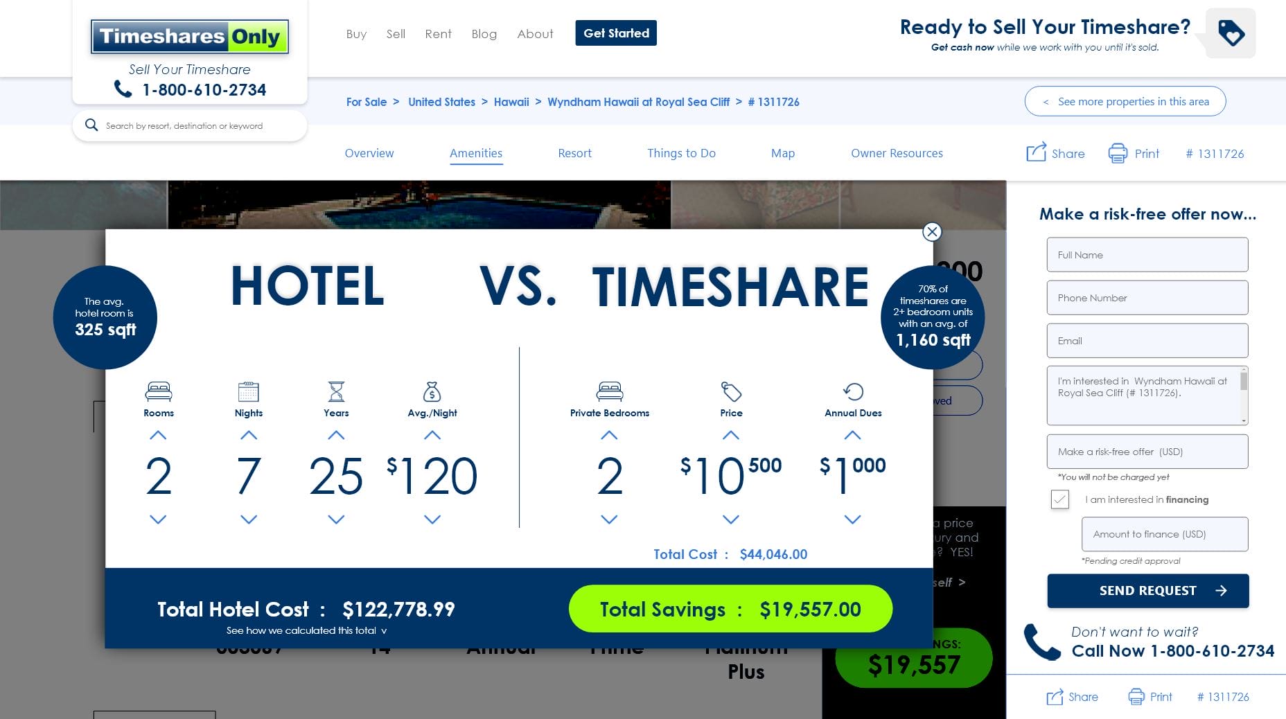 How to Calculate the Cost of A Timeshare Timeshares Only