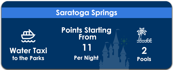 Saratoga Springs Disney DVC Resort Orlando