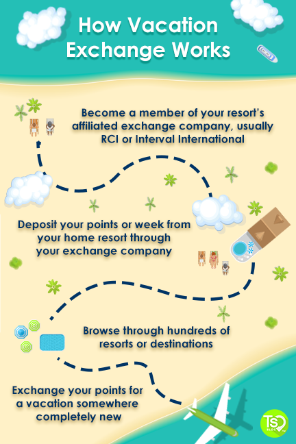 Vacation Exchange infographic