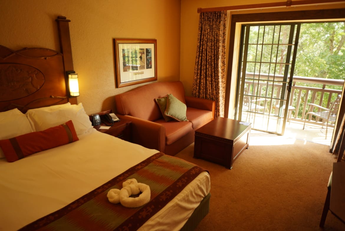 master bedroom at boulder ridge villas