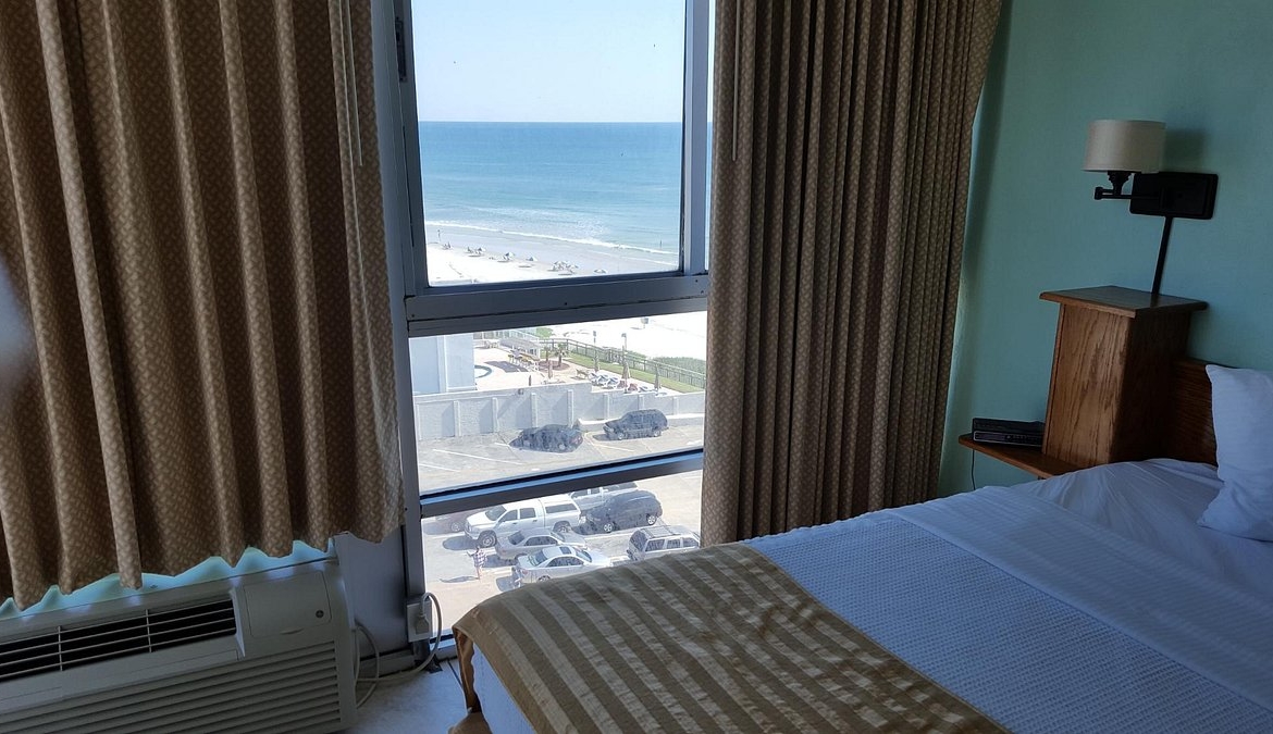Americano Beach Resort bedroom window