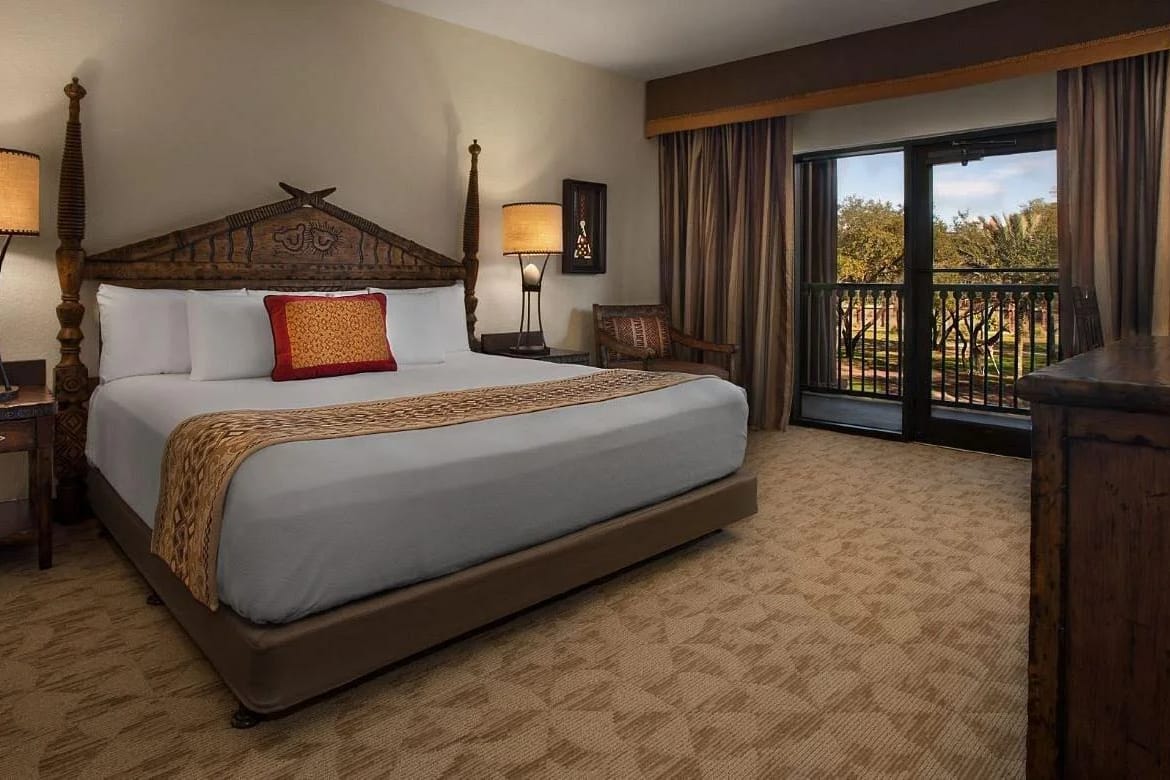 Disney’s Animal Kingdom Lodge Villas Bedroom