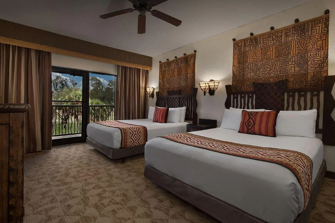 Disney’s Animal Kingdom Lodge Villas Bedroom