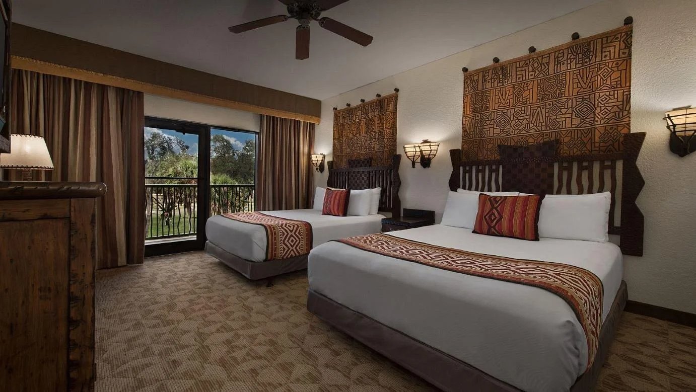 Disney’s Animal Kingdom Lodge Villas Bedroom