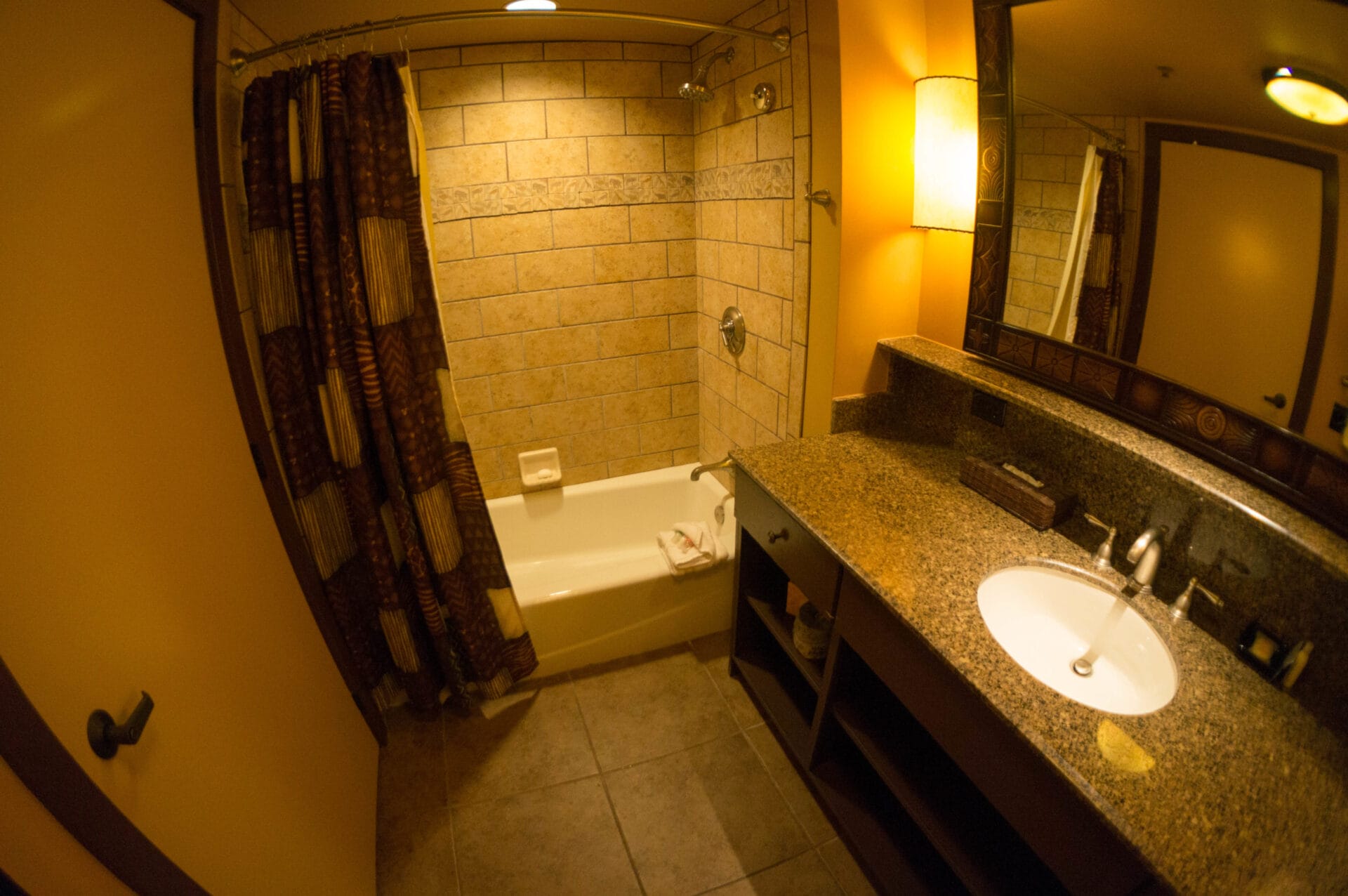 bathroom at animal kingdom resort