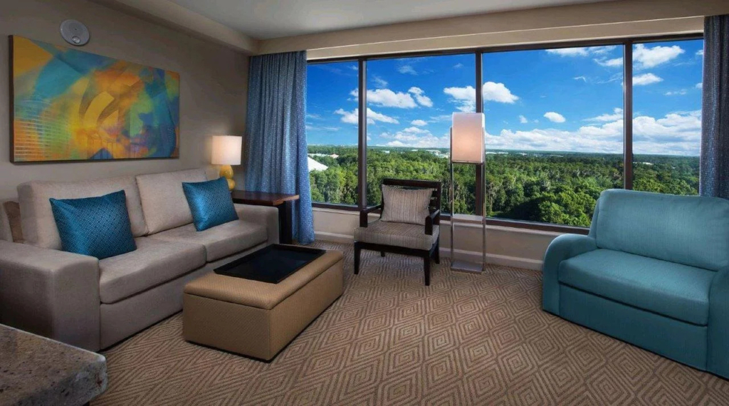 Bay Lake Tower Living Room Disney Vacation Club Resorts