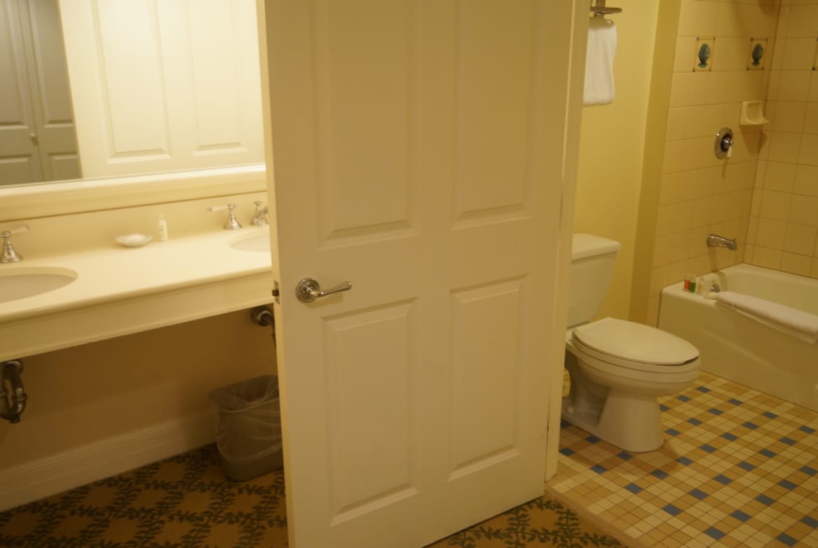 bathroom at beach club villa