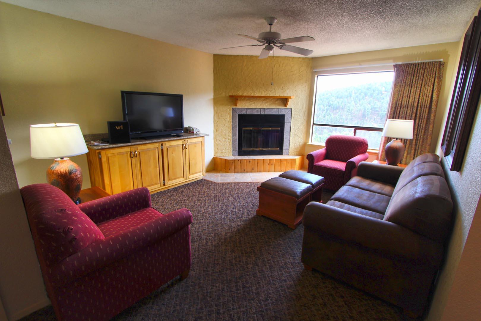 Crown Point Resort — Living Area
