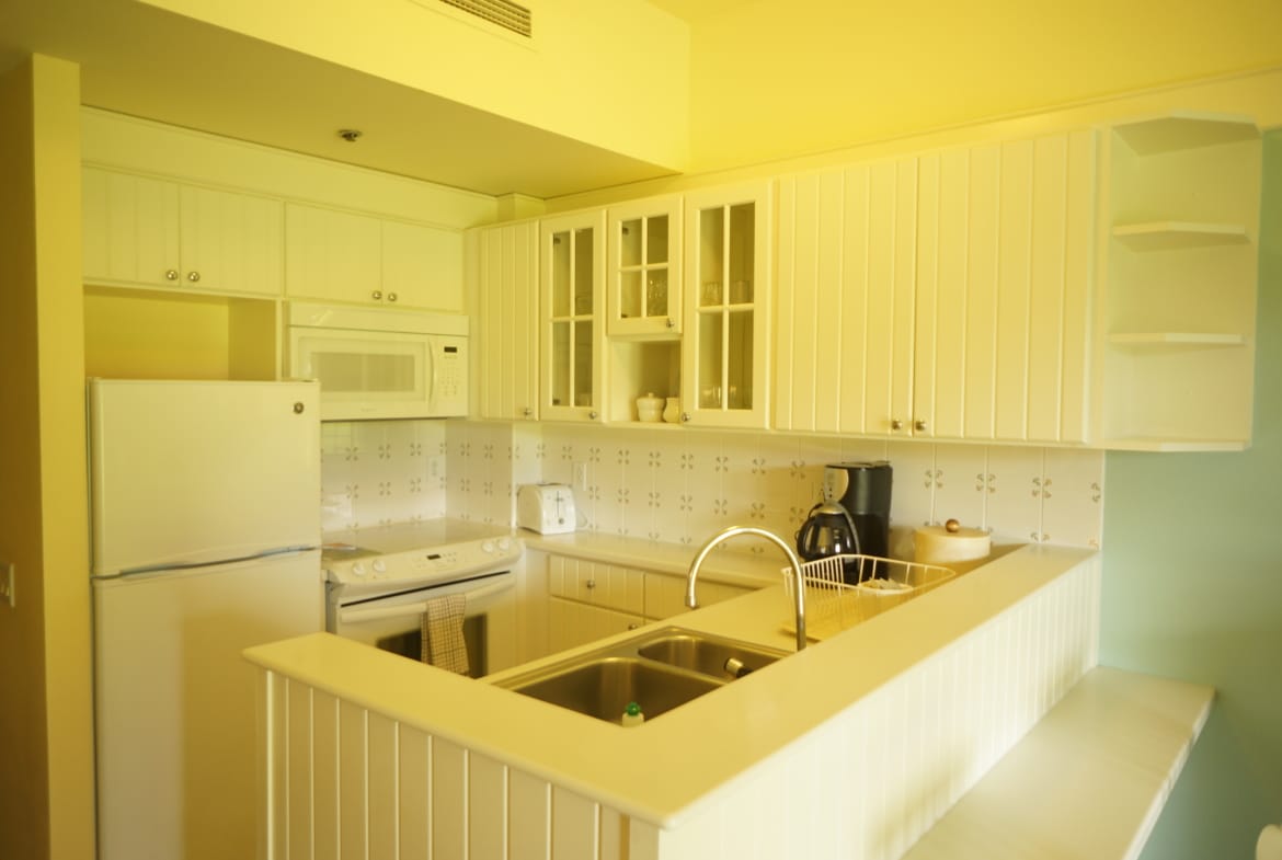 kitchen at boardwalk villas