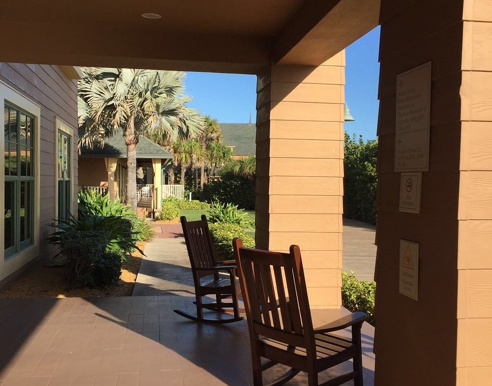 porch view at vero beach resort