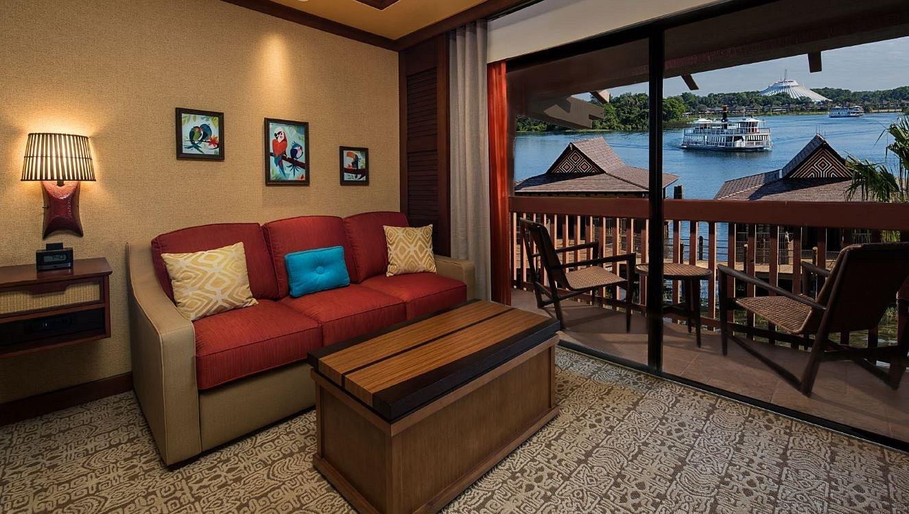 Disney’s Polynesian Villas & Bungalows Living Room View