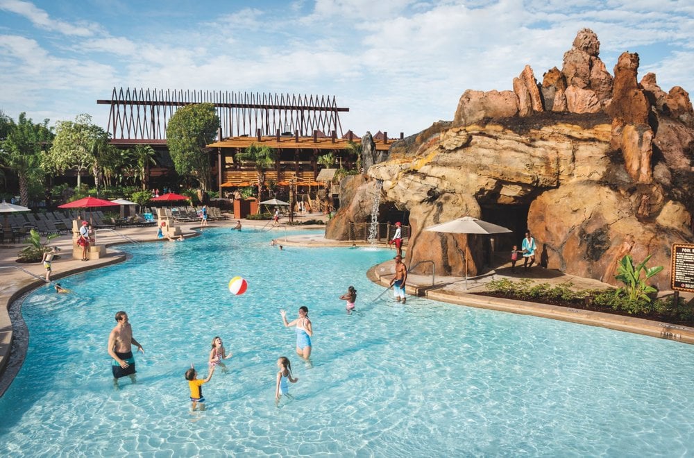 Disney’s Polynesian Villas & Bungalows Resort Pool near Disney Springs