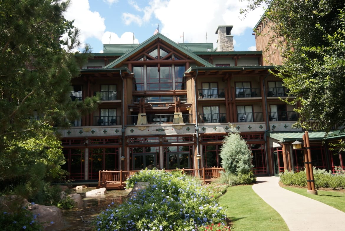 exterior view of wilderness lodge