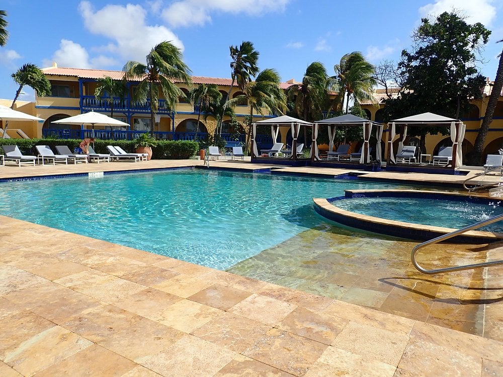 divi flamingo beach resort pool