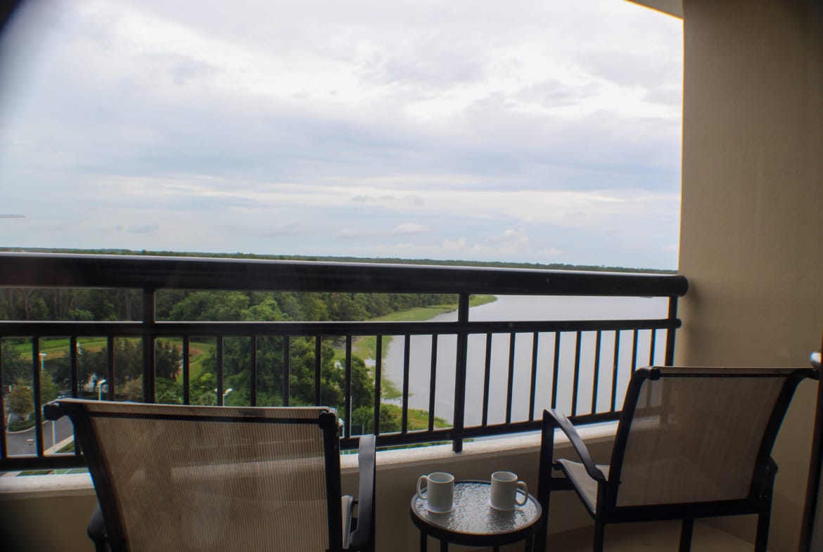 balcony at bay lake tower timeshare