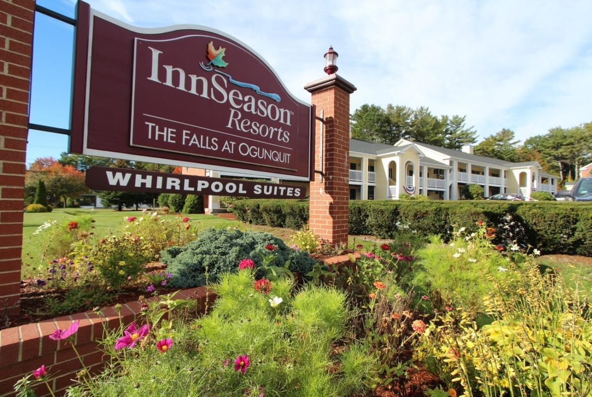 The Falls At Ogunquit Sign