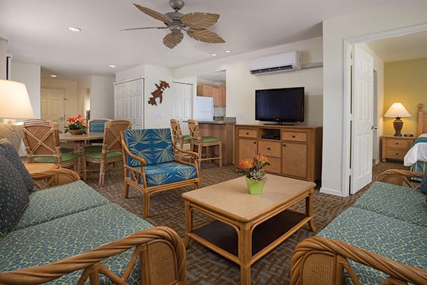 Worldmark Kona Living Room