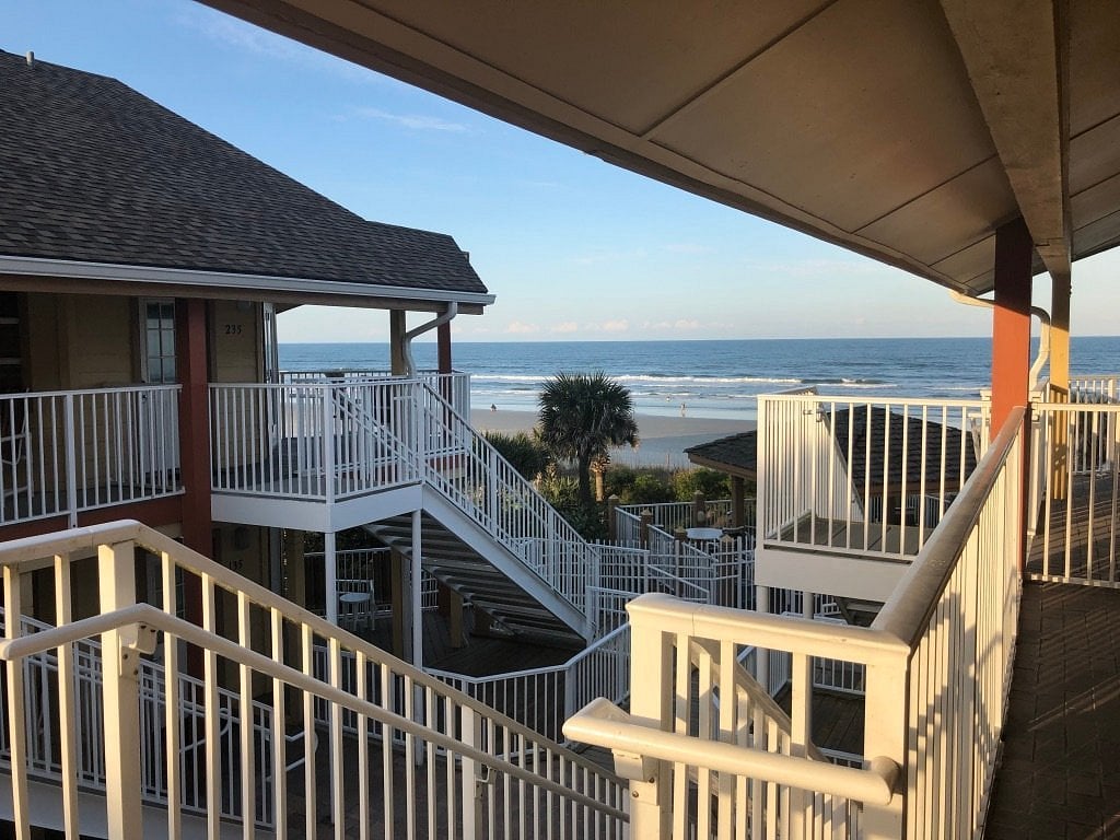 Balcony View At New Smyrna Waves