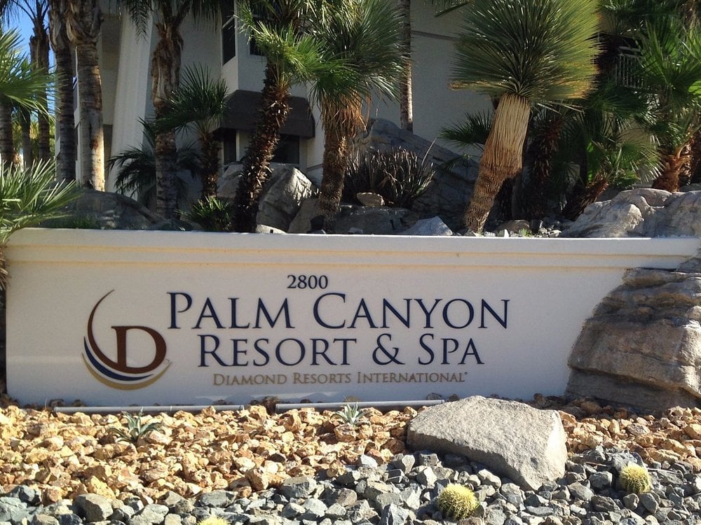 Palm Canyon Resort Sign