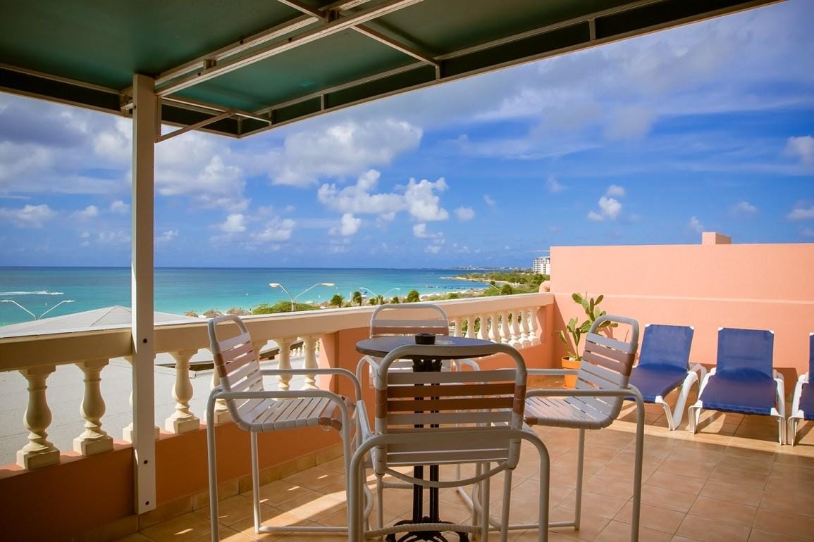 Balcony at Paradise Beach Villas