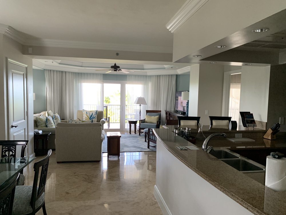 Ritz-Carlton St. Thomas Kitchen and Living Room