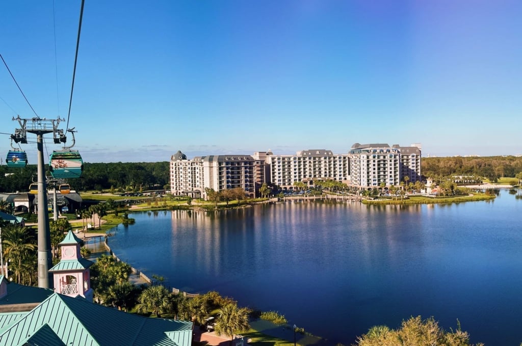 Disney's Riviera Resort View From Skyliner Disney Vacation Club Resorts