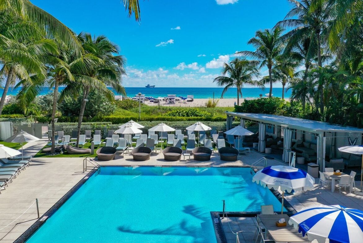 Sagamore Suites Hotel Pool Beach View