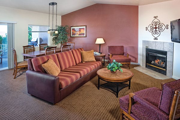 Worldmark St. George Living Room