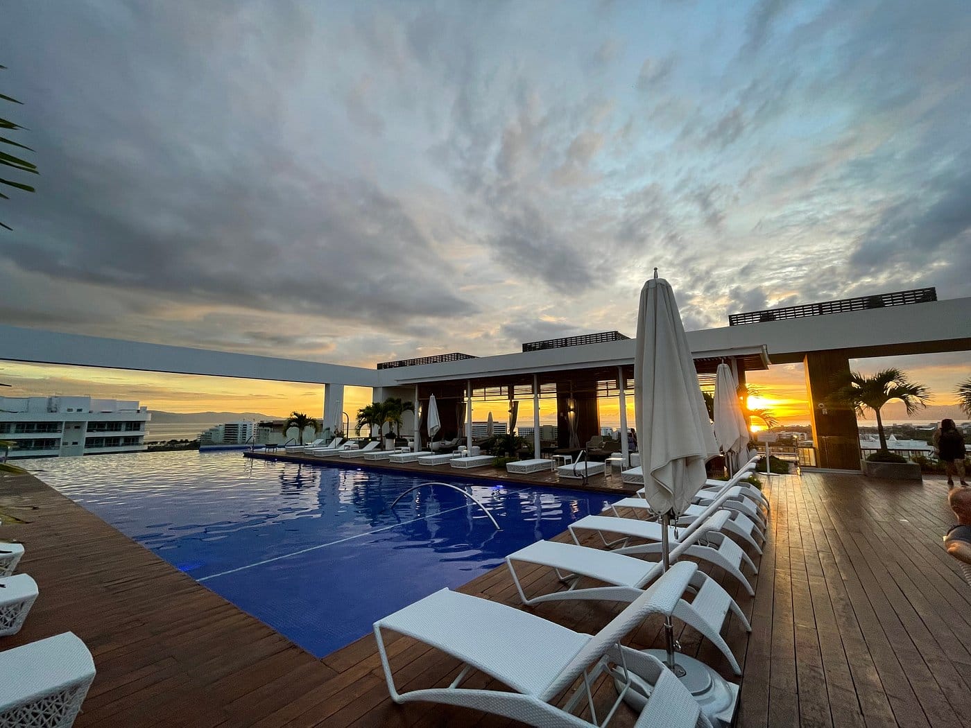 The Estates at Vidanta Nuevo Vallarta Pool at Night