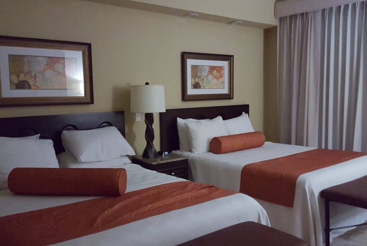 Torres Mazatlan bedroom near authentic old west town