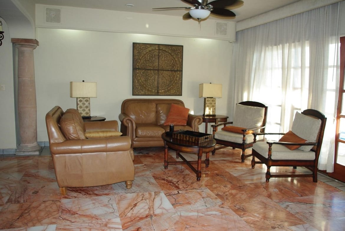 Torres Mazatlan living room one resort location
