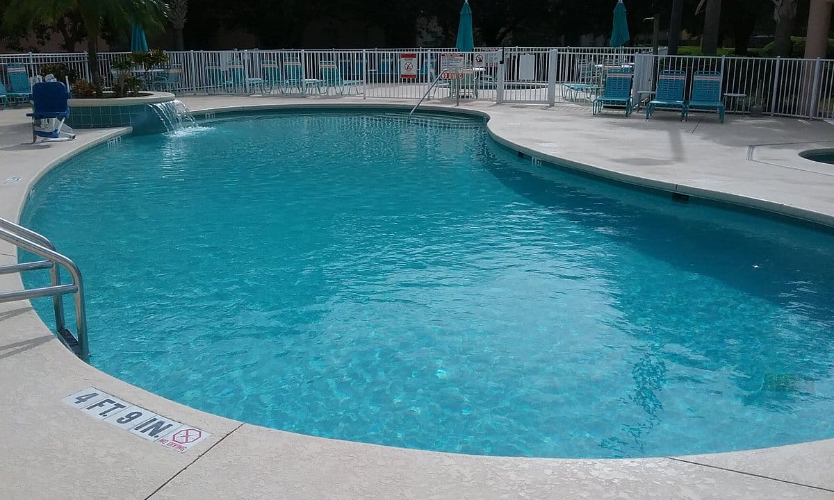 Vacation Villas At Fantasyworld pool full view