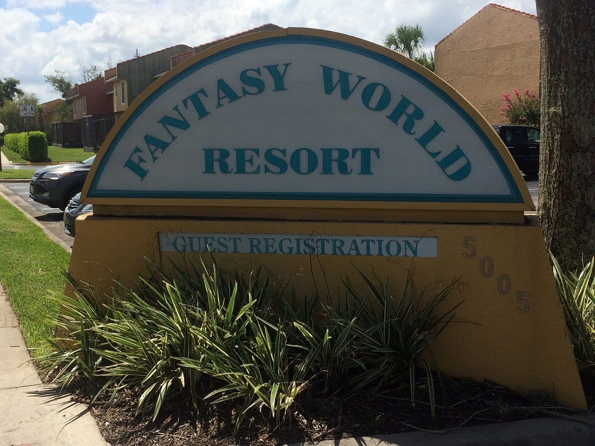 Vacation Villas At Fantasyworld sign