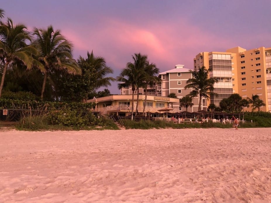 Vanderbilt Beach And Harbour Club Sunset