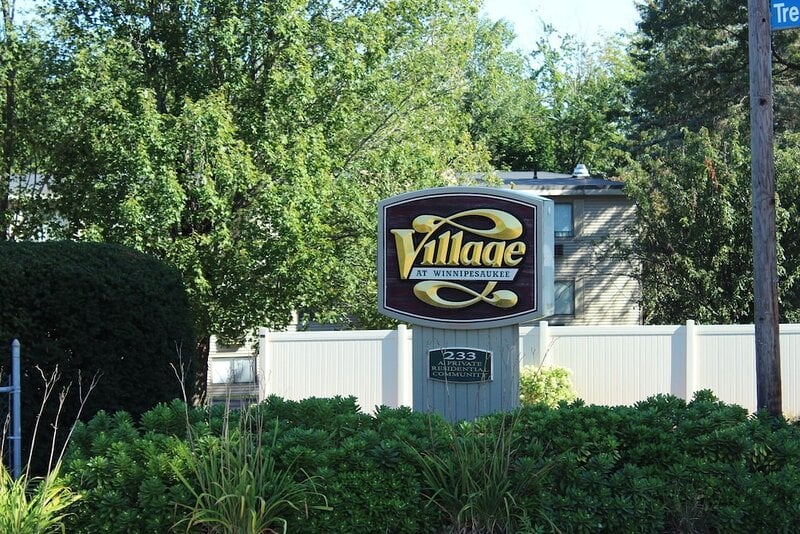 Village Of Winnipesaukee sign