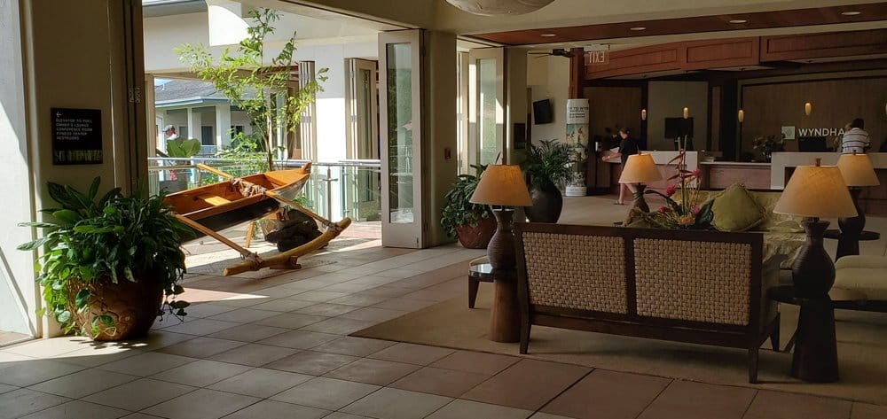 Wyndham Bali Hai Villas lobby area