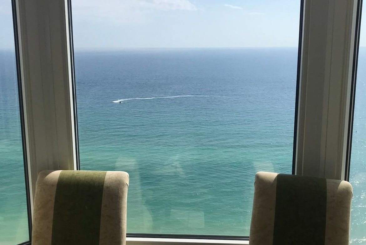 Wyndham Emerald Beach Resort window