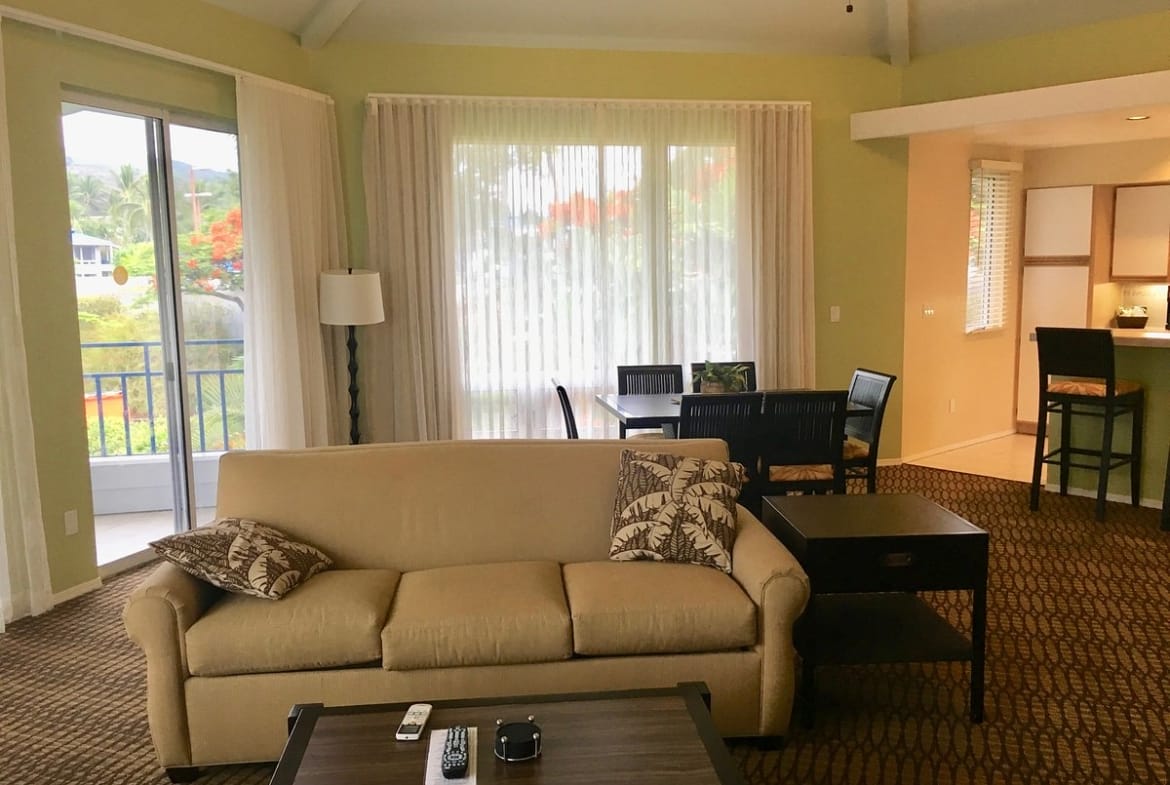 Wyndham Mauna Loa Village living room