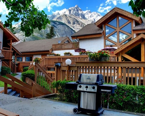 banff rocky mountain resort bbq