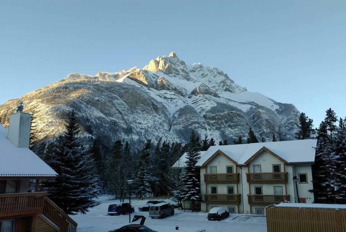 banff rocky mountain resort snow