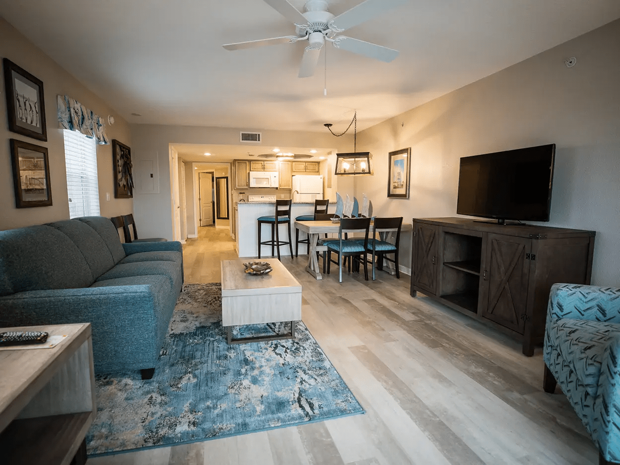 Holiday Inn Club Vacations Cape Canaveral Beach Resort Living Room