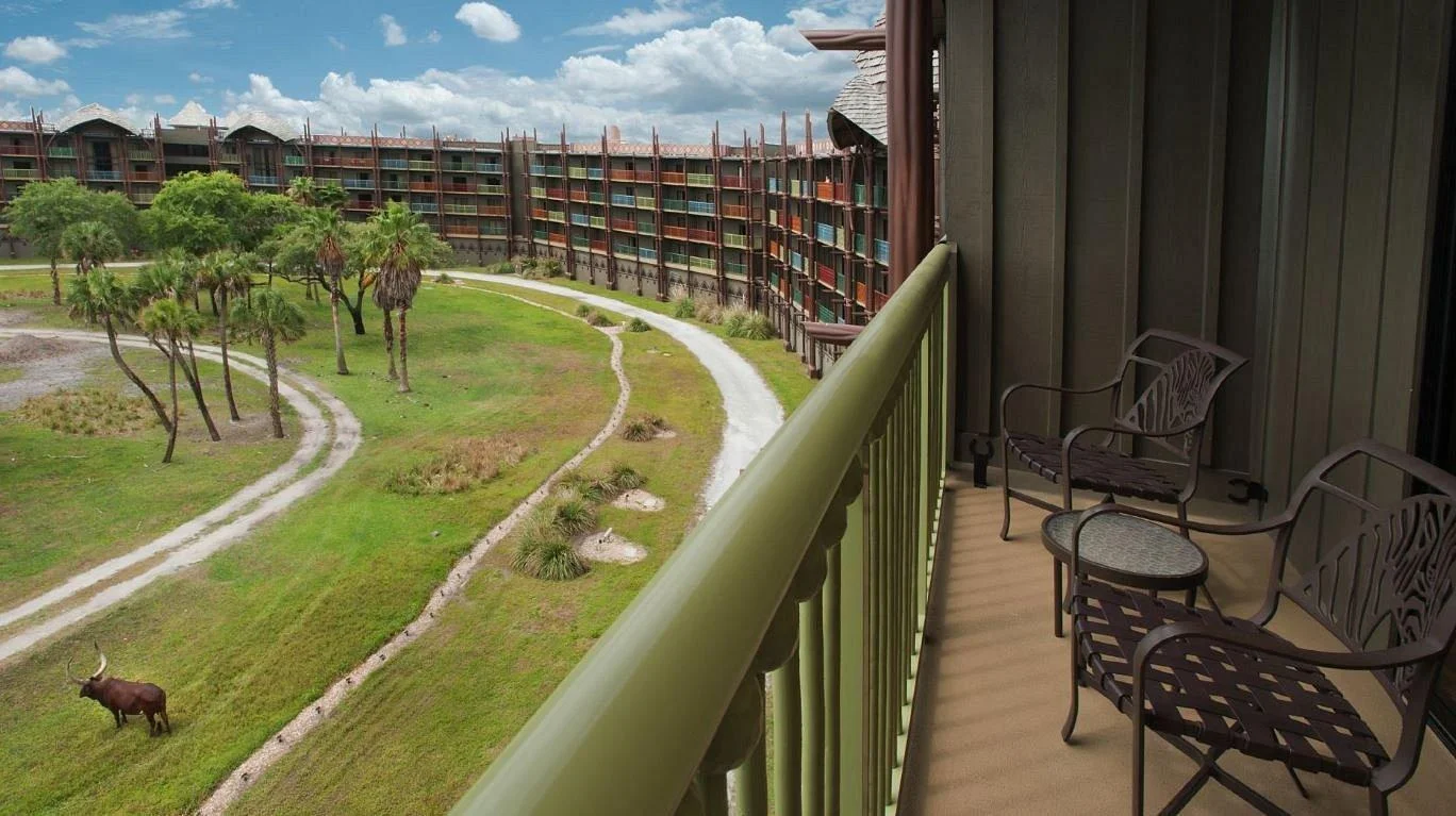 Disney’s Animal Kingdom Villas – Kidani Village Balcony View