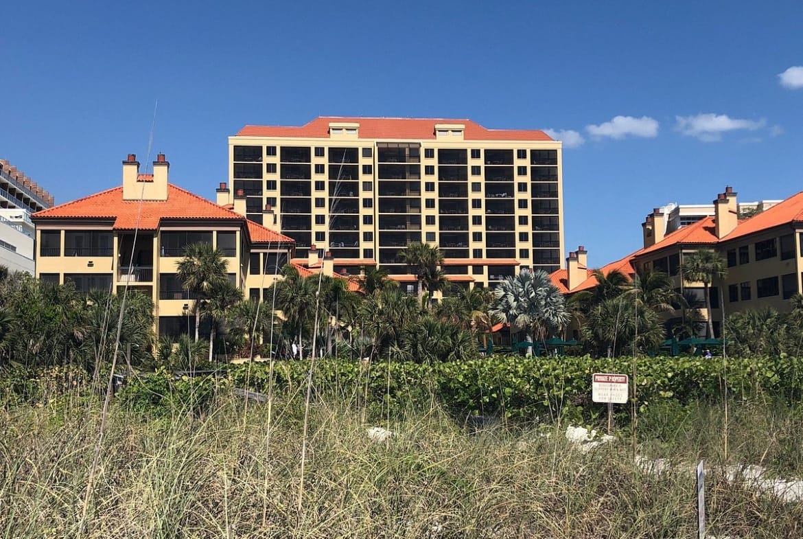 eages nest on marco beach