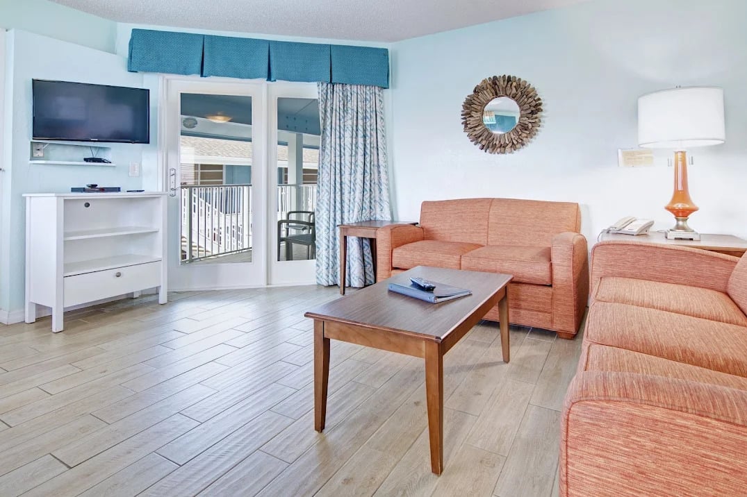 Sea Villas, Exploria Resort, New Smyrna Beach Timeshare, Florida, Living Room