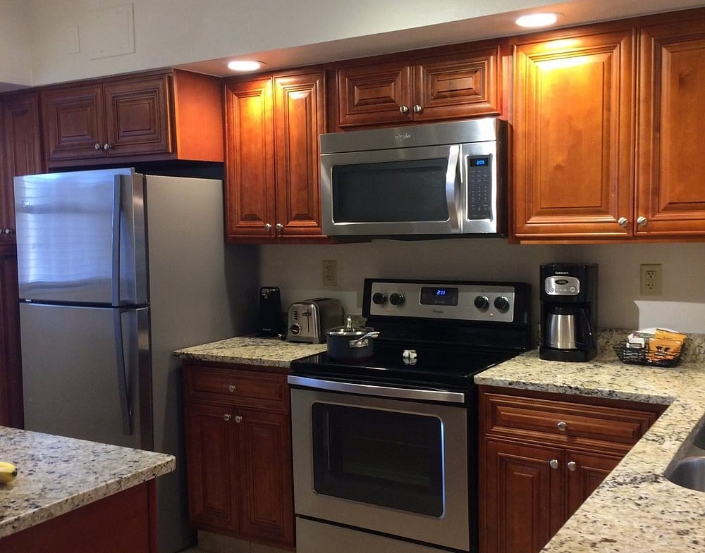 kitchen at timeshare resort