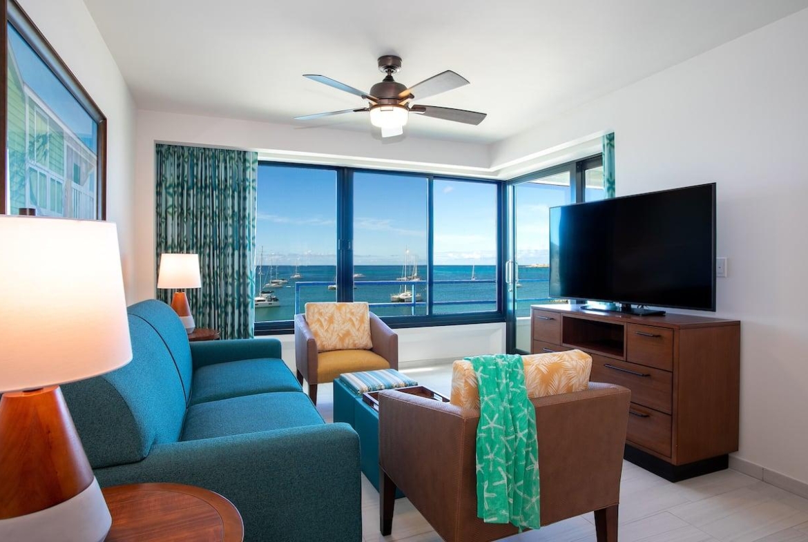 Royal Palm Beach Club- St. Maarten Living Room