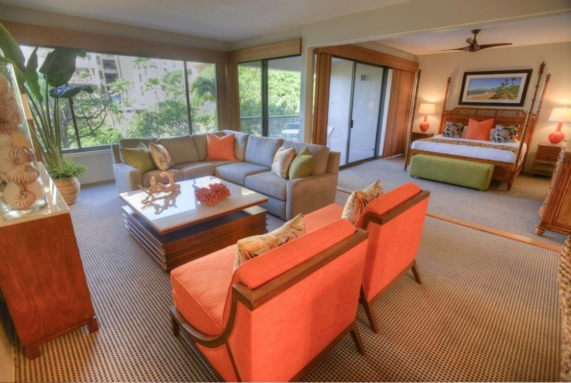 Sands Of Kahana Vacation Club living room