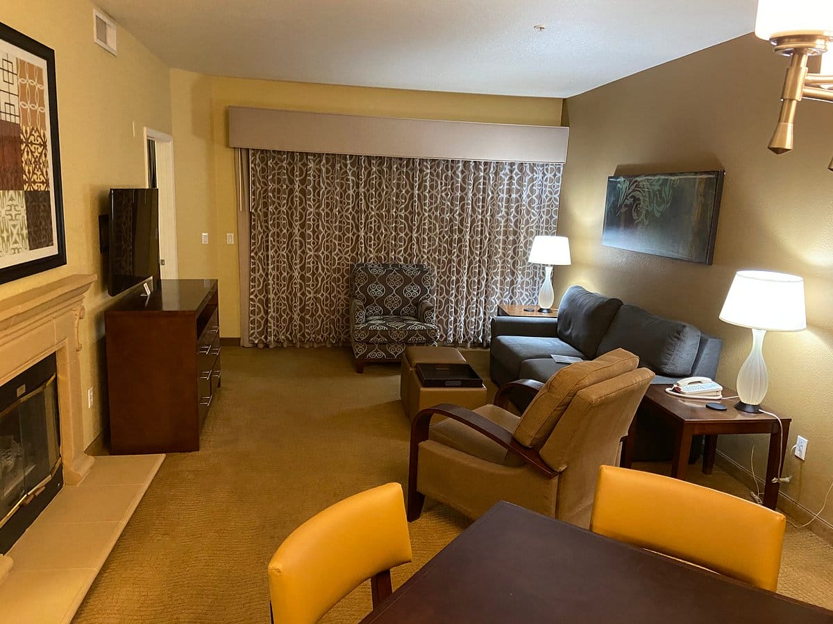 timeshare living area