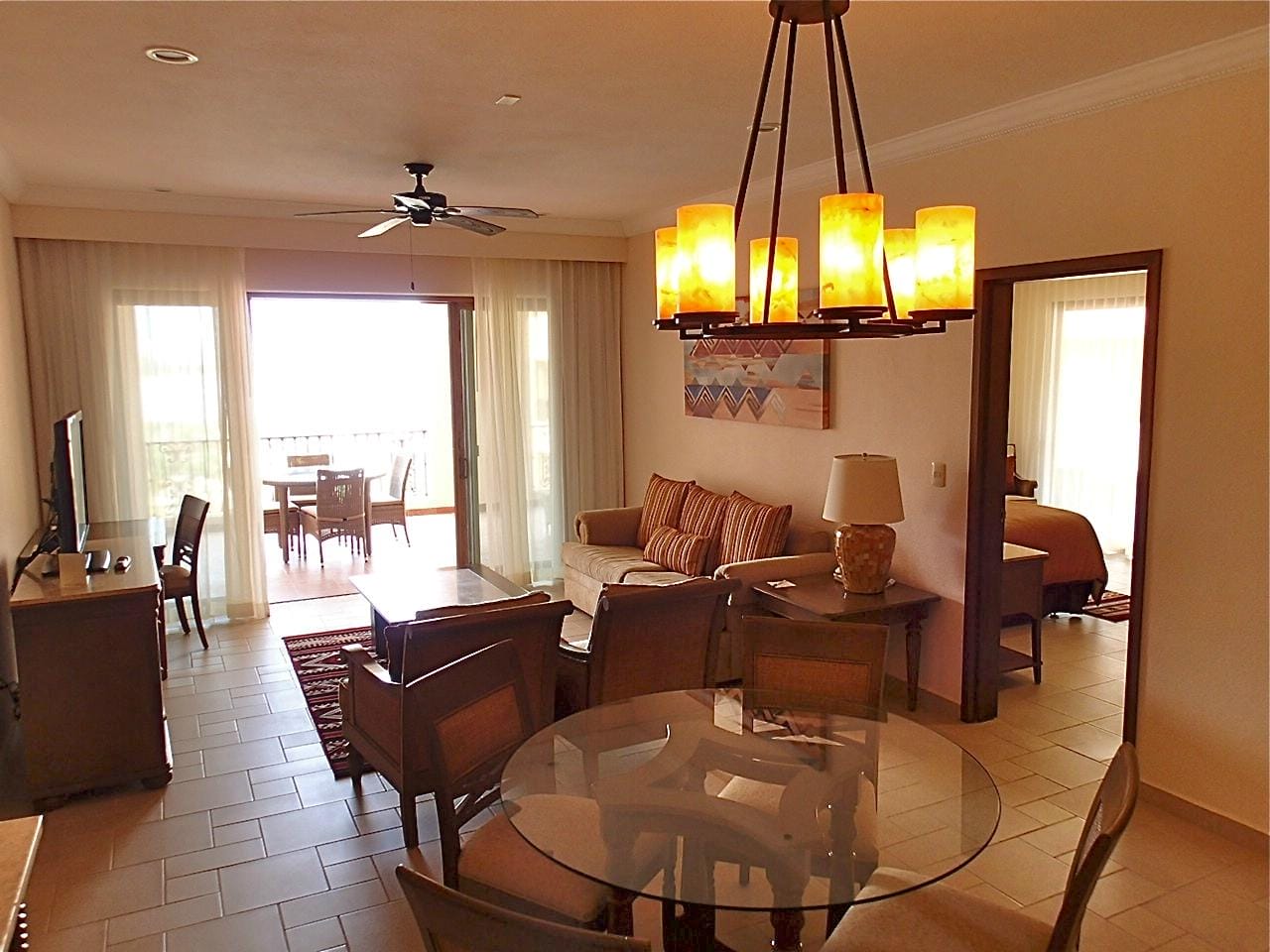 Villa del palmar loreto living room
