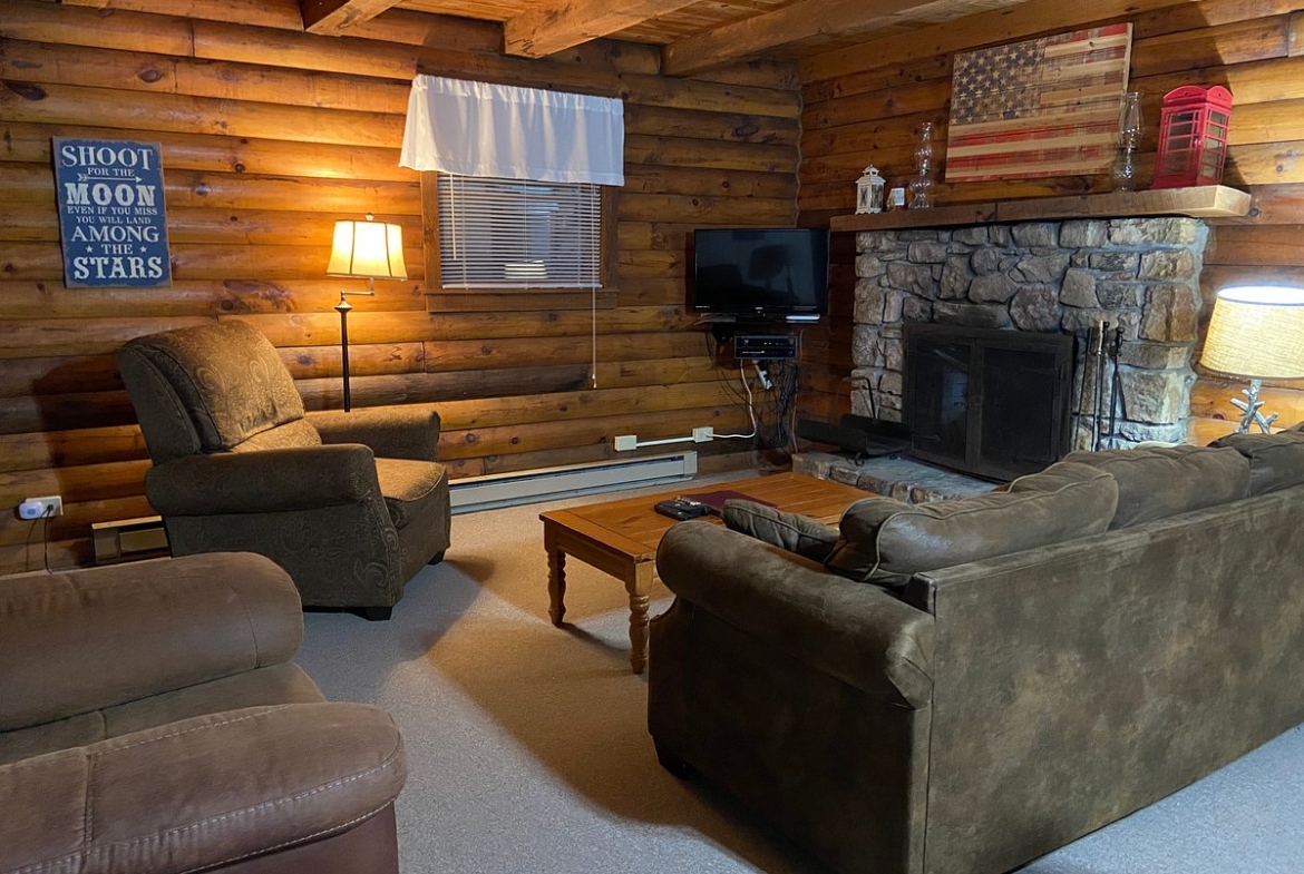 Willow Valley Resort Cabin Living Room